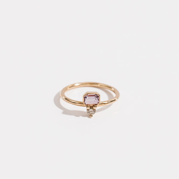 REMI 2.0 Ring w/ Dark Rose Sapphire