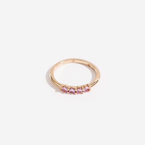 ADEN Ring with Pink Sapphires