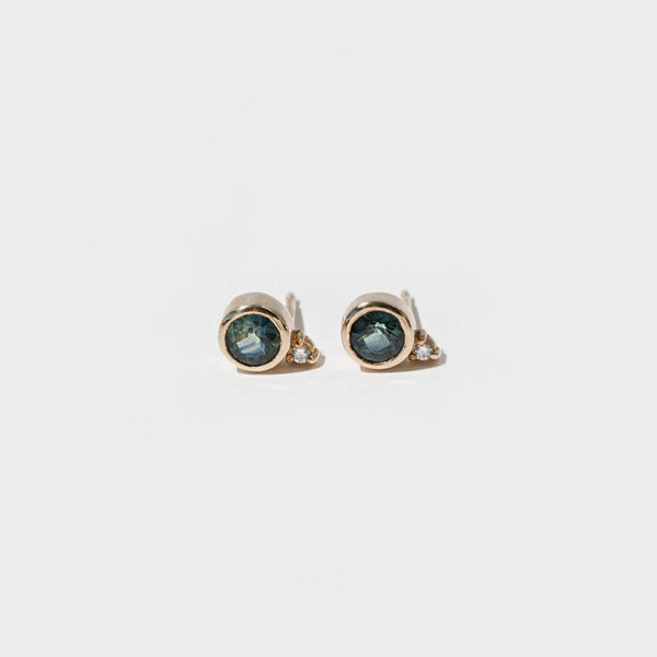 CRIS Bezel Set Studs
