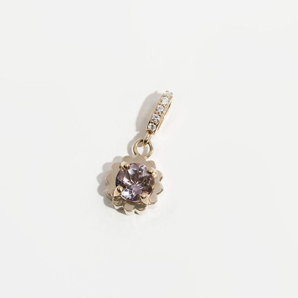 0.75ct Montana Amethyst Large 'LINC' Charm - OOAK