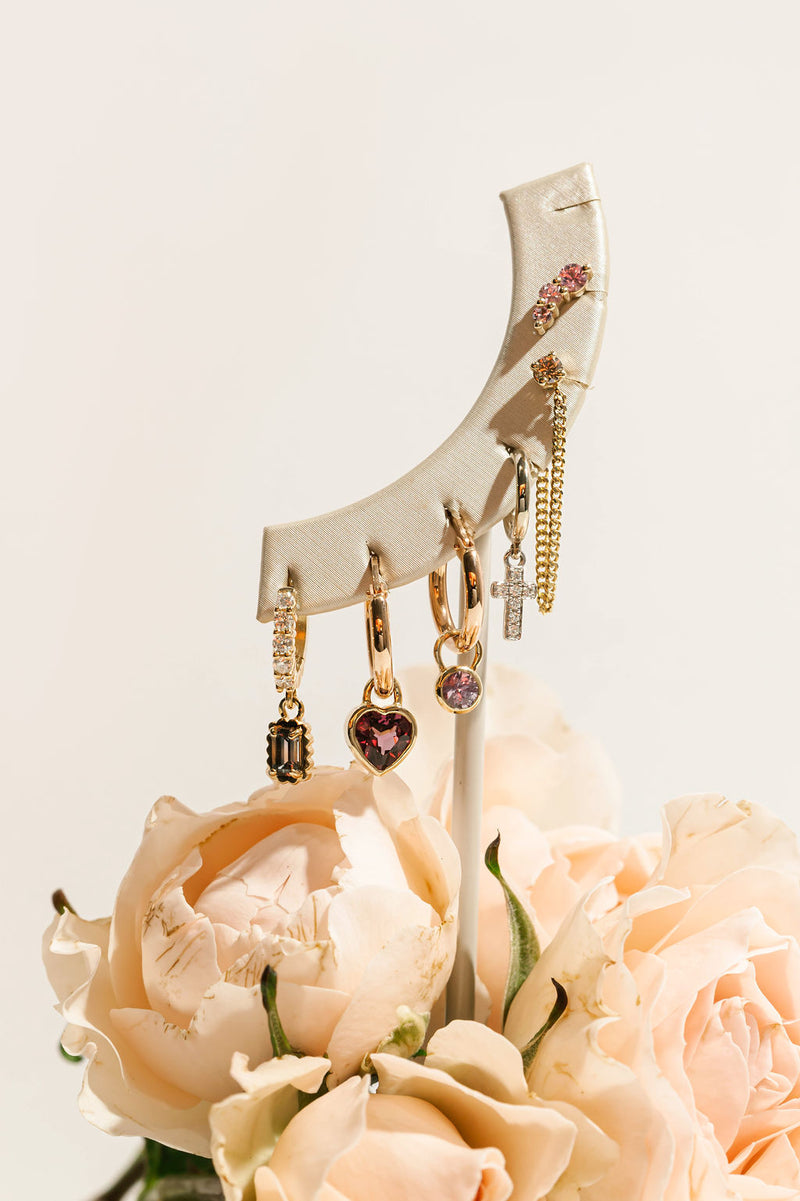 LINC Sapphire no. 5 - Diamond Huggie