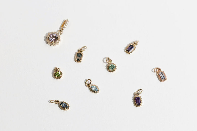 Aquamarine 'LINC' Charms