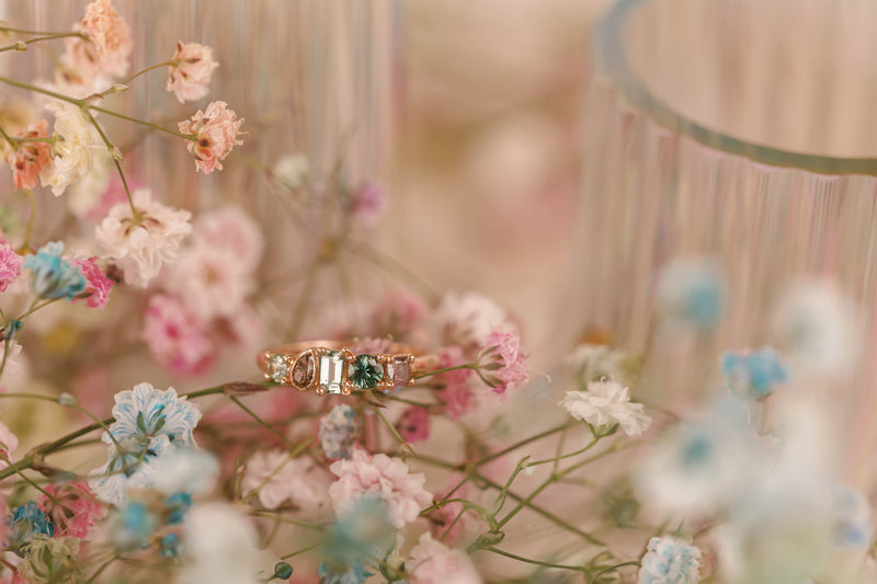 ROWE Ring | Handcrafted Cluster Ring Vancouver Canada – Sita Fine