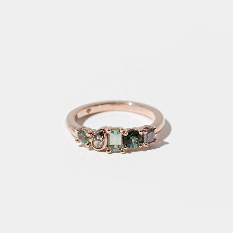 ROWE Ring | Handcrafted Cluster Ring Vancouver Canada – Sita Fine