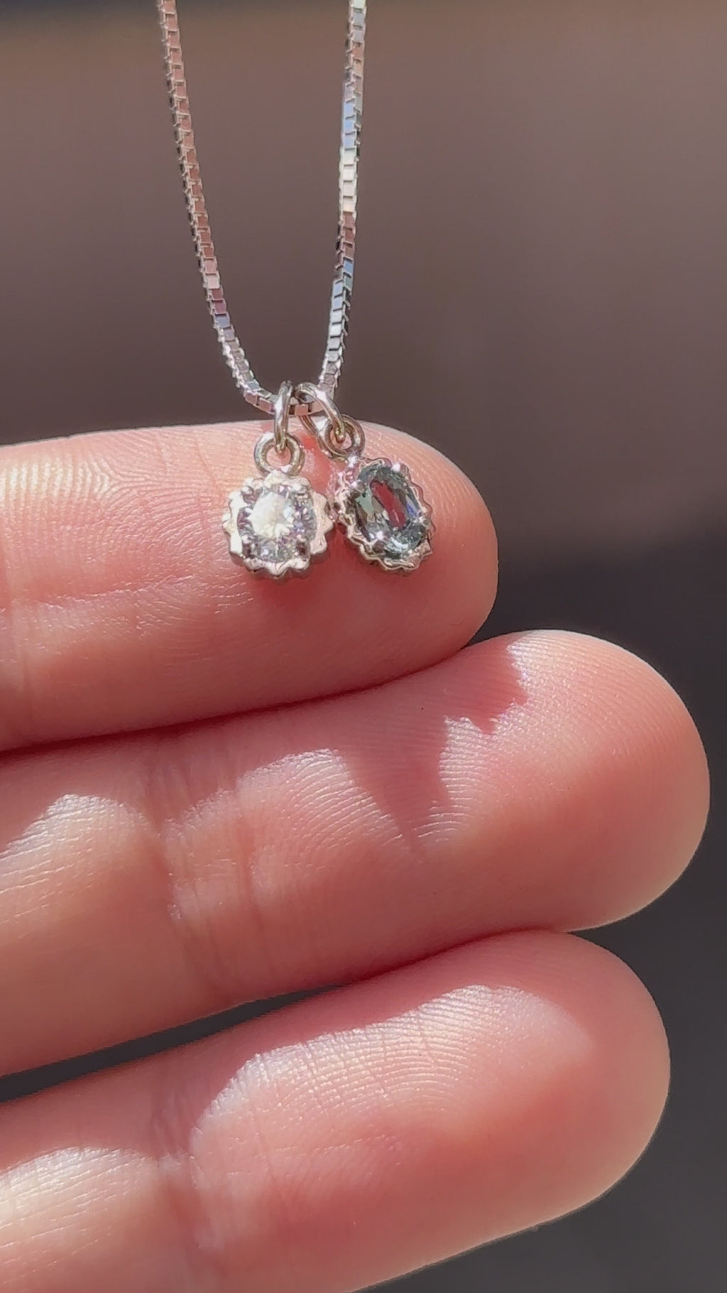 Lab diamond charm granville island vancouver jewelry sita fine solid gold 14k
