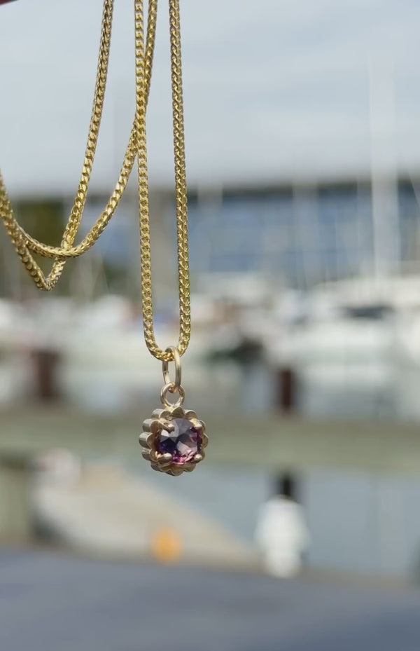 1.02ct Sapphire Large 'LINC' Charm