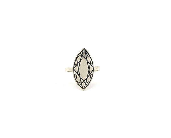 Eastern Facets Ring - Marquise Cut
