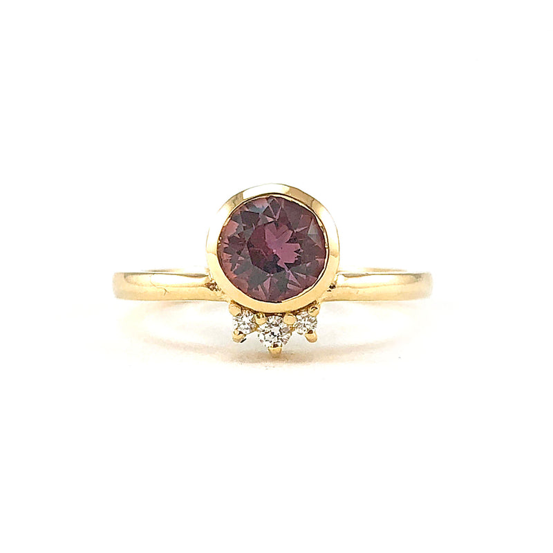 TALI 1ct Burgundy Sapphire Ring
